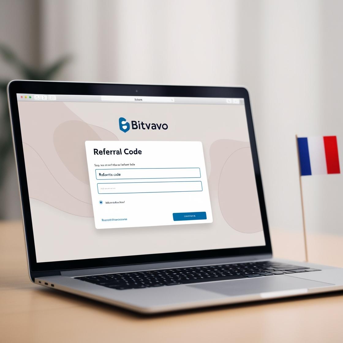 Bitvavo registration screen