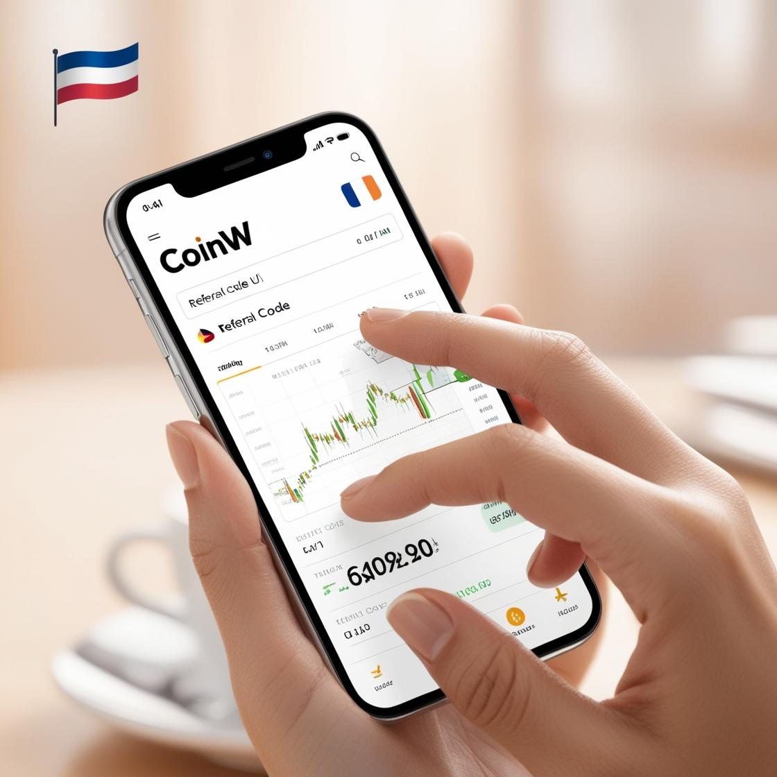 Mobiele CoinW registratie