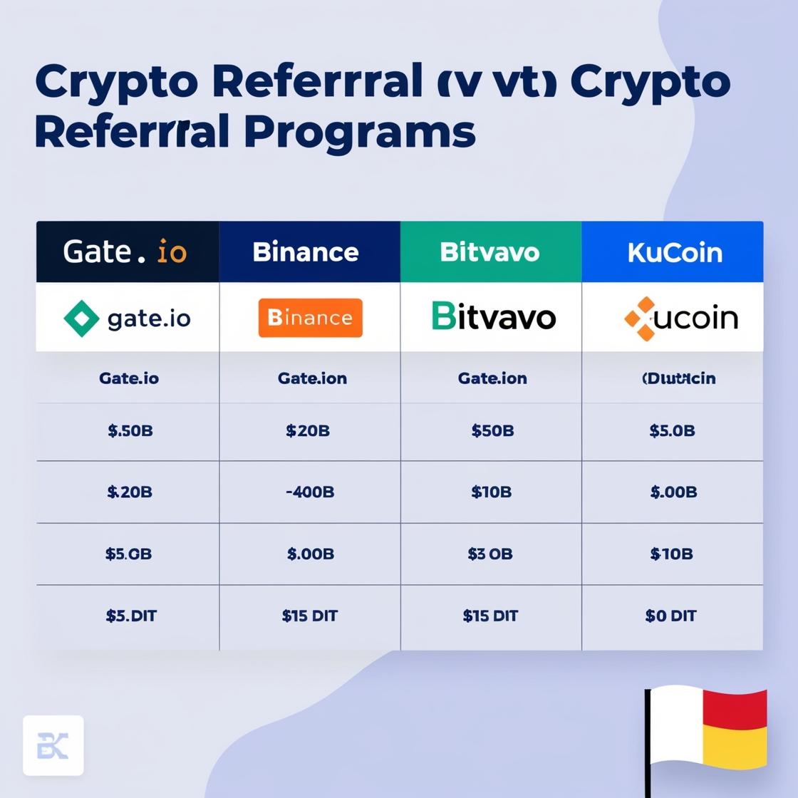 Referral vergelijking tabel