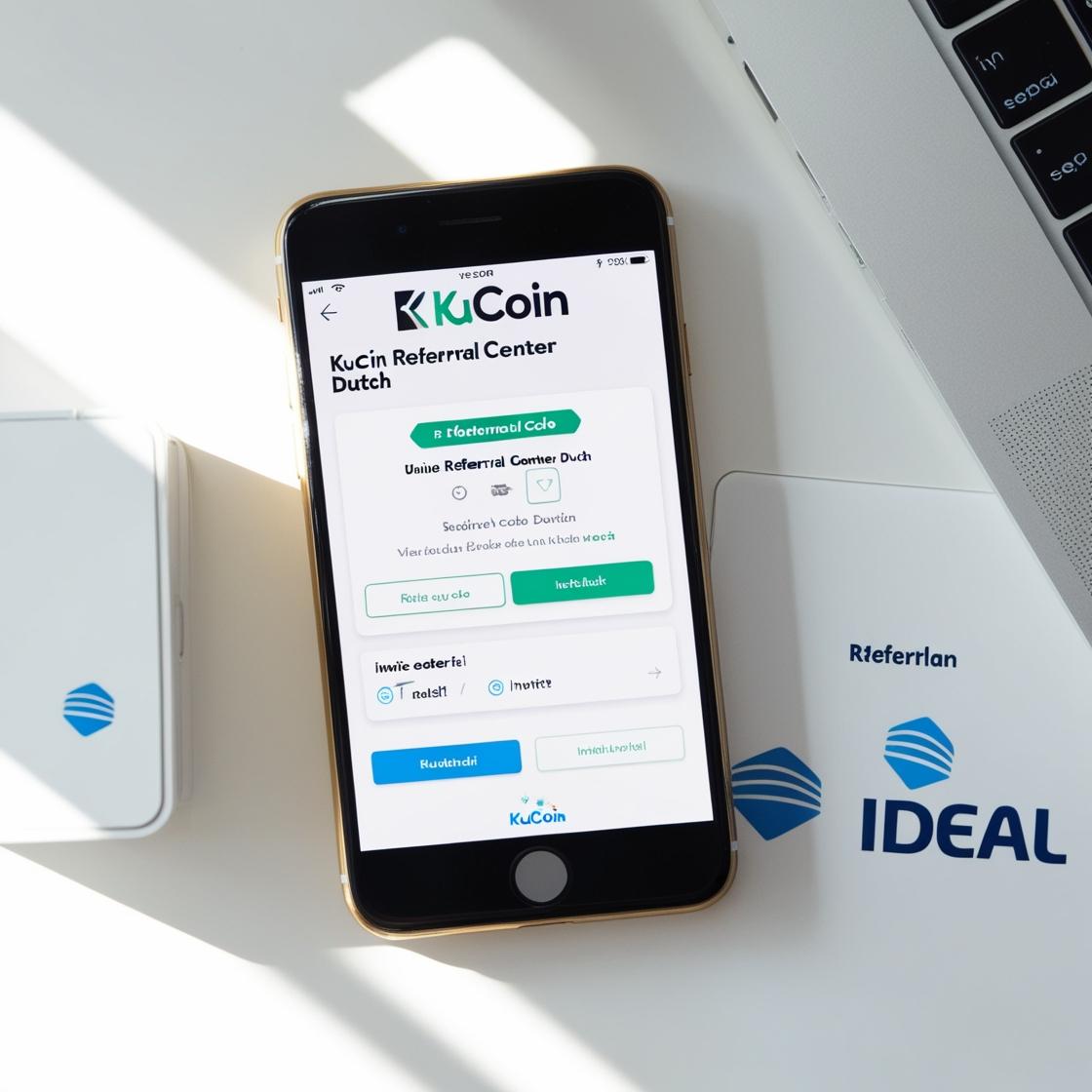 KuCoin app met code