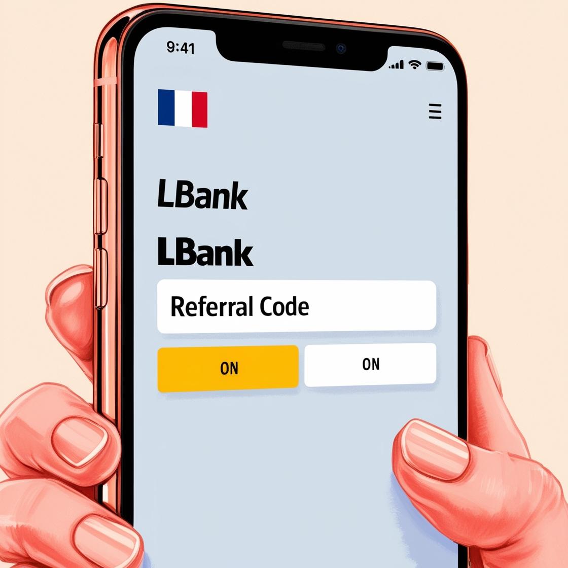 Referral code field