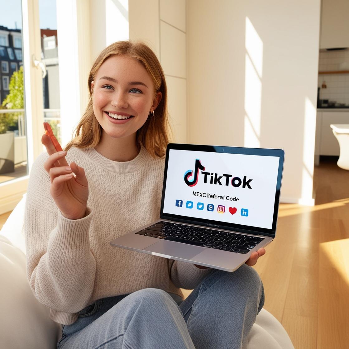 Referralcode delen op TikTok